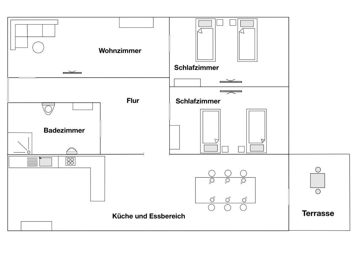 Moderne Ferienwohnung Klosterblick Guxhagen Exterior photo